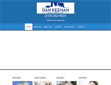 Tablet Screenshot of dankeenanpaintco.com